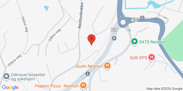 Map displaying event location