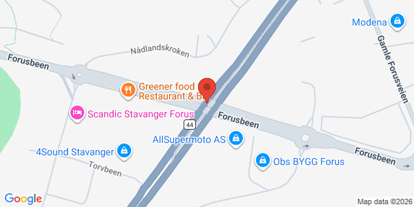 Map displaying event location