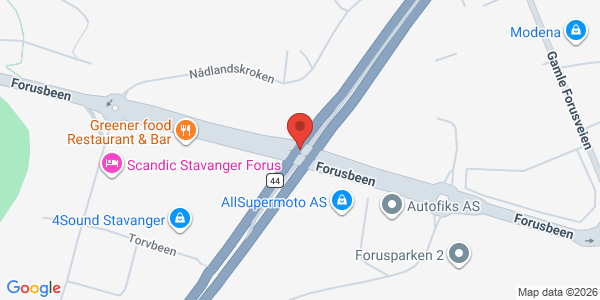 Kart som viser hvor arrangementet foregår