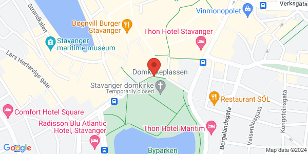 Map displaying event location