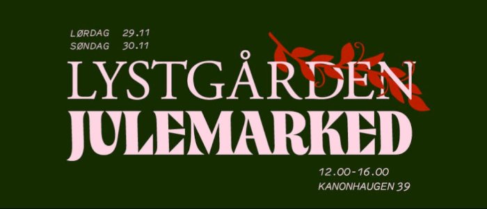 Julemarked på Lystgården ❤️