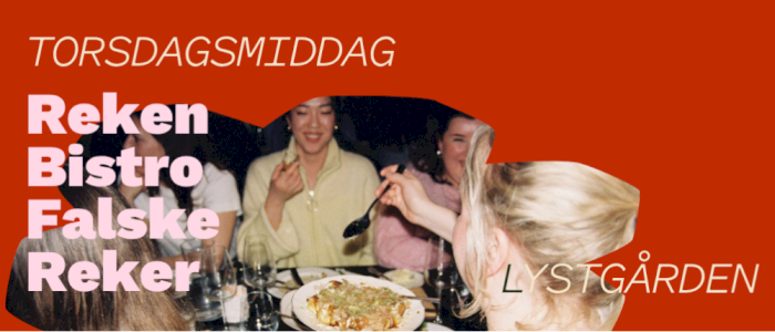 Reken Bistro🦐🦐🦐🦐🦐🦐 Torsdagsmiddag på Lystgården