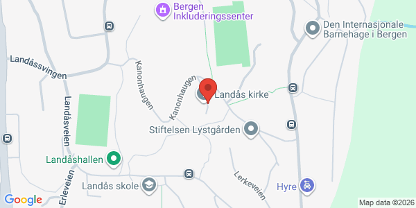 Kart som viser hvor arrangementet foregår
