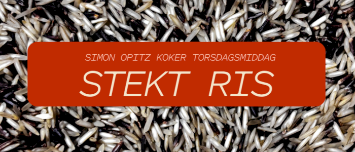 Stekt ris med Simon Opitz🍚🌾🥢 Torsdagsmiddag på Lystgården