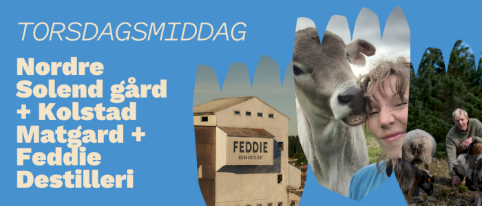 Sau, sanking og sånt🐑🍹🌱 Torsdagsmiddag på Lystgården