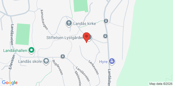 Kart som viser hvor arrangementet foregår