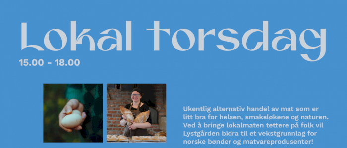 Lokal torsdag på Lystgården: Bakstebil, kaffe og annet godt!
