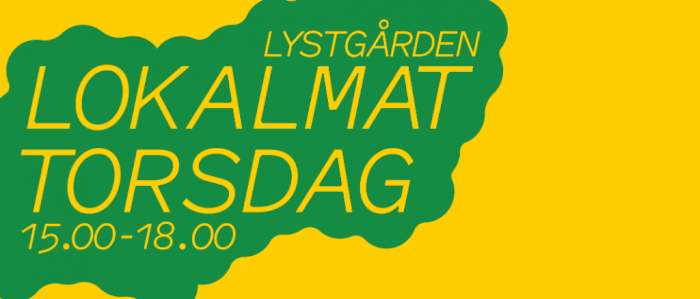 Lokal torsdag på Lystgården: Bakstebil, kaffe og annet godt!