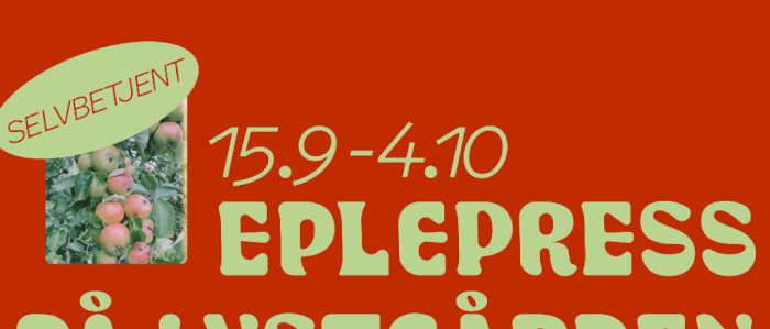Eplepresse på Lystgården