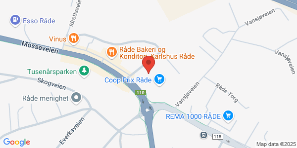 Map displaying event location