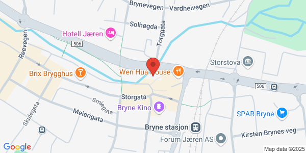 Map displaying event location