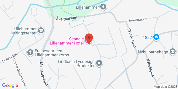 Map displaying event location