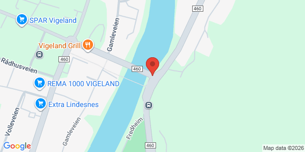 Kart som viser hvor arrangementet foregår