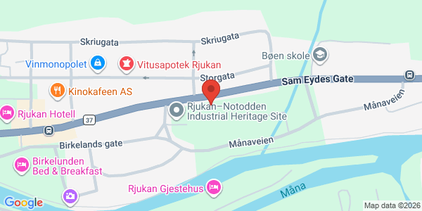 Map displaying event location