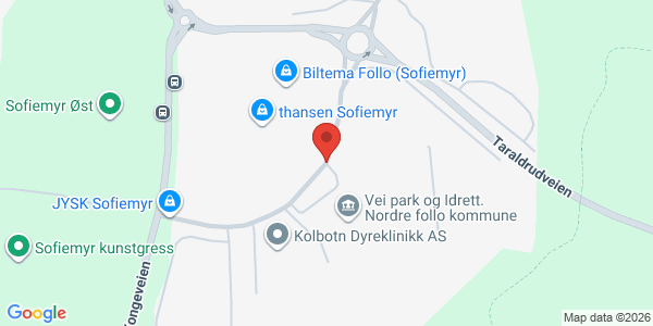 Kart som viser hvor arrangementet foregår