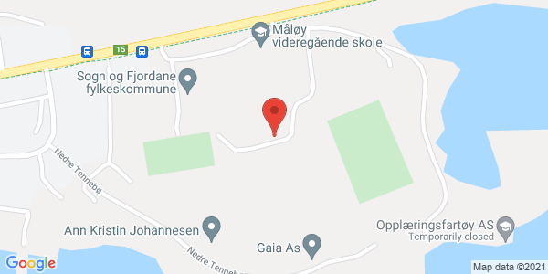 Map displaying event location