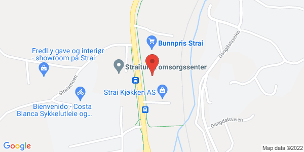 Map displaying event location