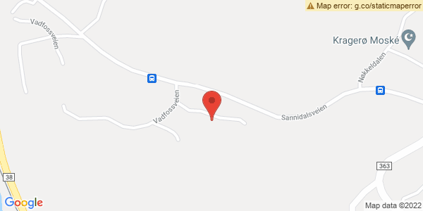 Map displaying event location