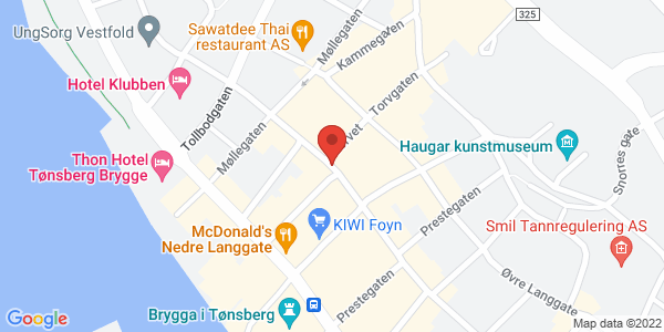 Map displaying event location