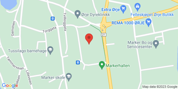 Map displaying event location