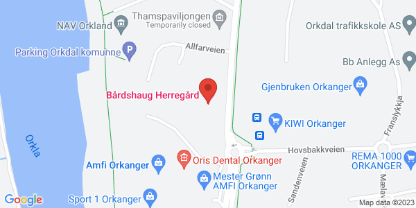 Map displaying event location