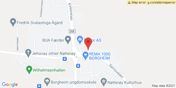 Map displaying event location