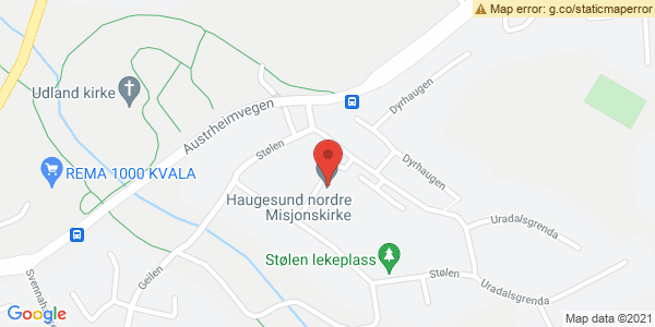 Map displaying event location