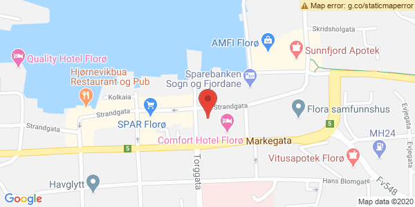 Kart som viser hvor arrangementet foregår