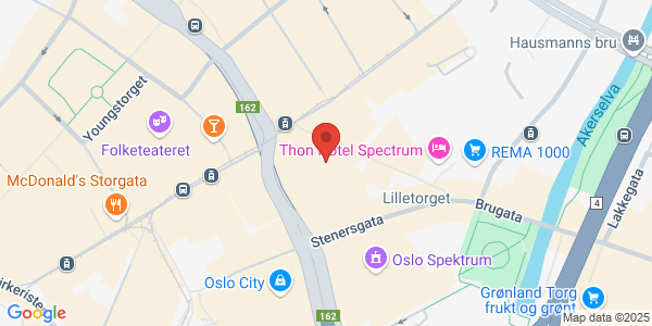 Map displaying event location
