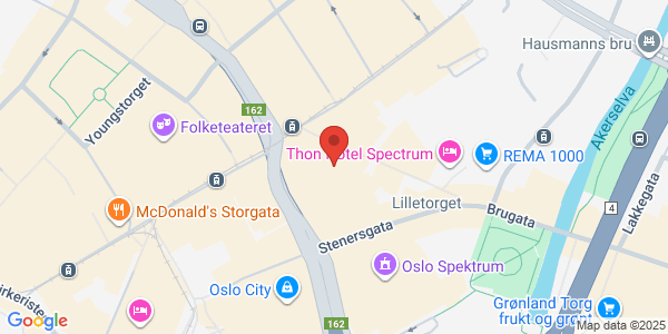 Map displaying event location