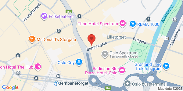 Map displaying event location
