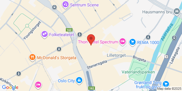 Map displaying event location