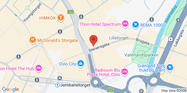 Map displaying event location