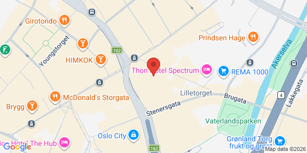 Map displaying event location