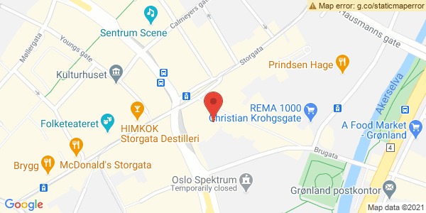 Map displaying event location