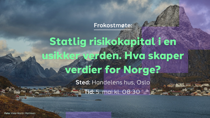 Statlig risikokapital i en usikker verden. Hva skaper verdier for Norge?