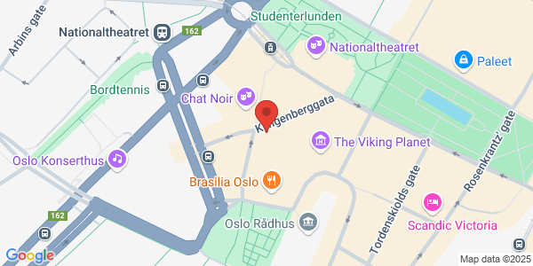 Map displaying event location