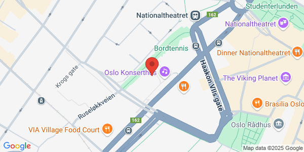 Map displaying event location