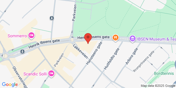 Map displaying event location