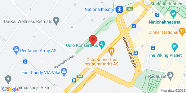 Map displaying event location