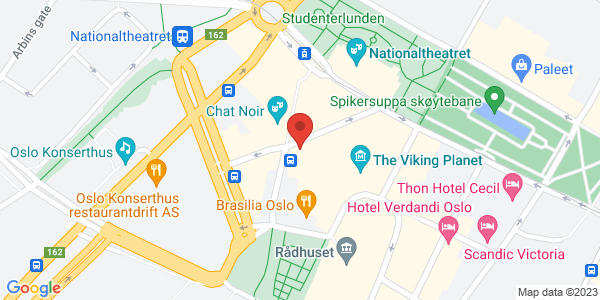Map displaying event location