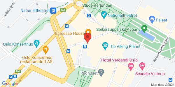 Map displaying event location