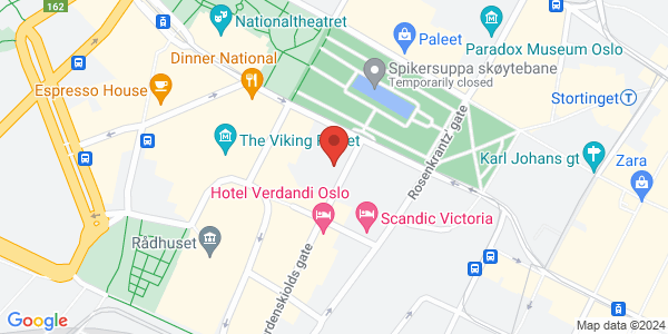 Map displaying event location