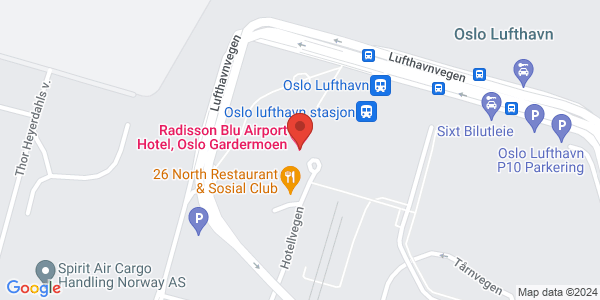 Map displaying event location