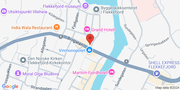 Map displaying event location