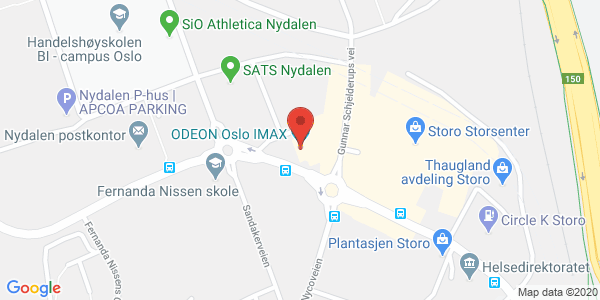 Map displaying event location