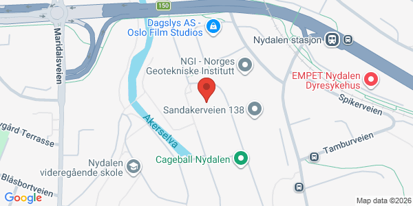 Map displaying event location