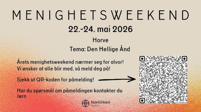 Menighetsweekend 2026