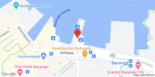 Map displaying event location