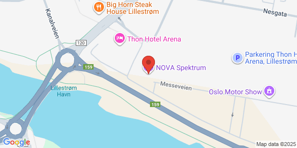 Map displaying event location